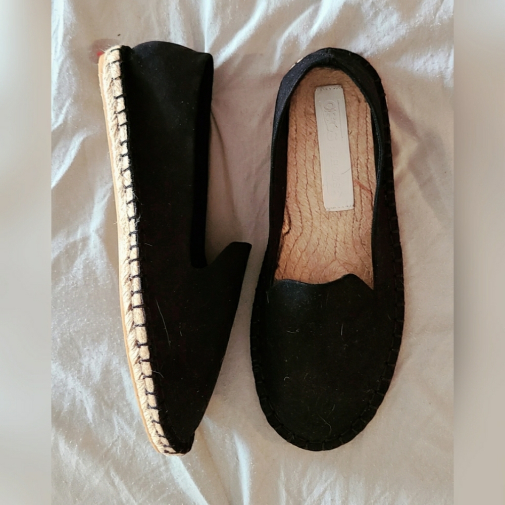 Black Flat Espadrilles